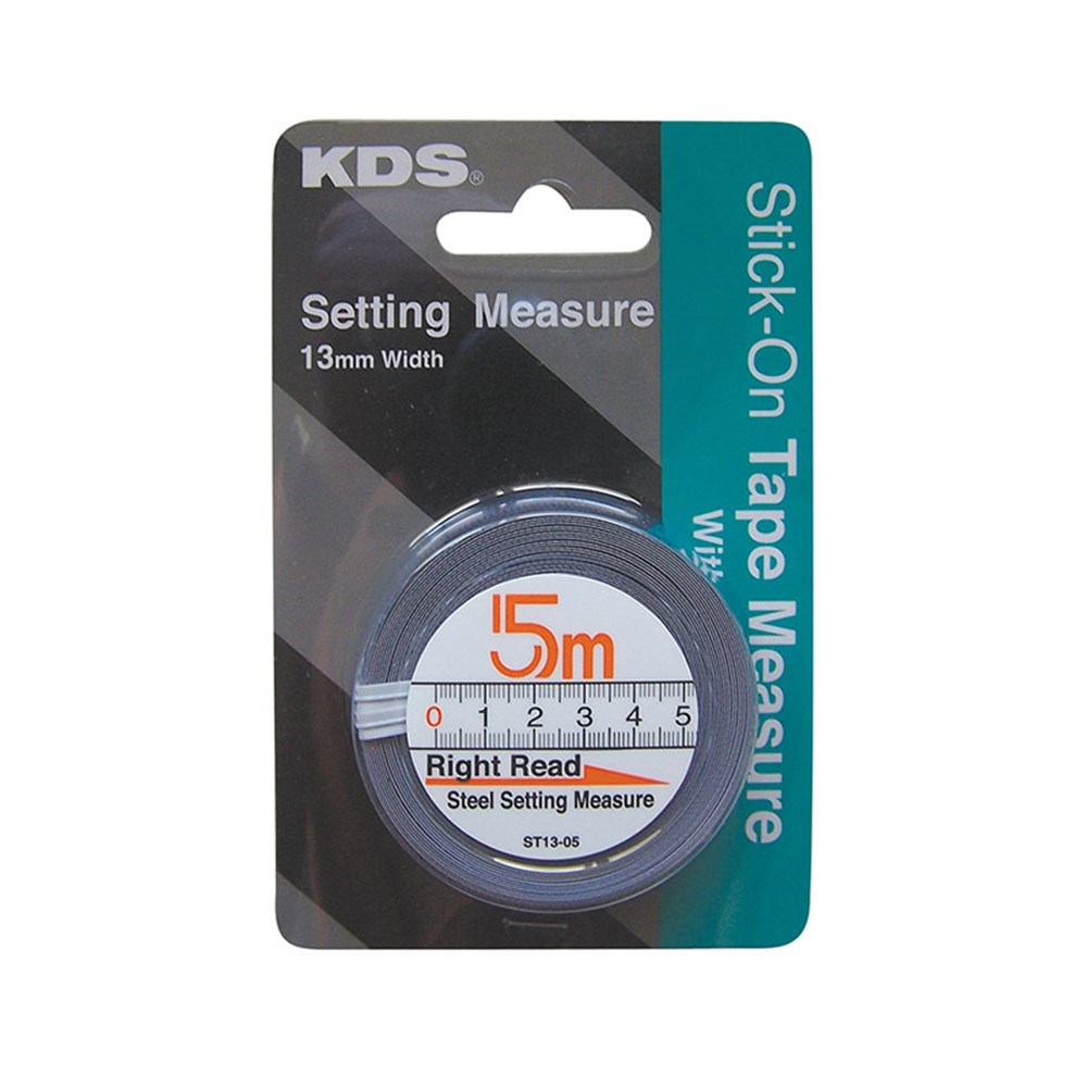 SETTING MEASURES – KDS–5M BENCH TAPE (LEFT TO RIGHT)
